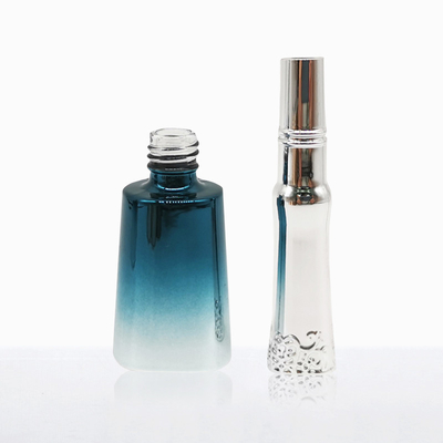 El escape de la forma redonda impermeabiliza el cristal de botellas de encargo del esmalte de uñas 10ml 15ml