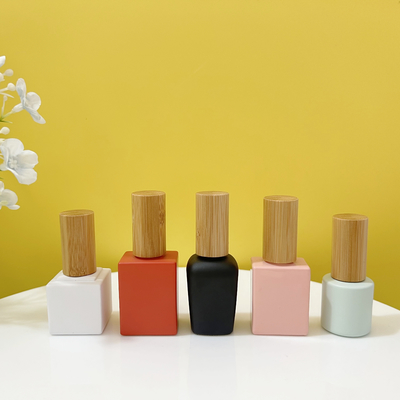 Cuadrado del cristal de botellas del esmalte de uñas de la prueba del derramamiento 10ml 15ml